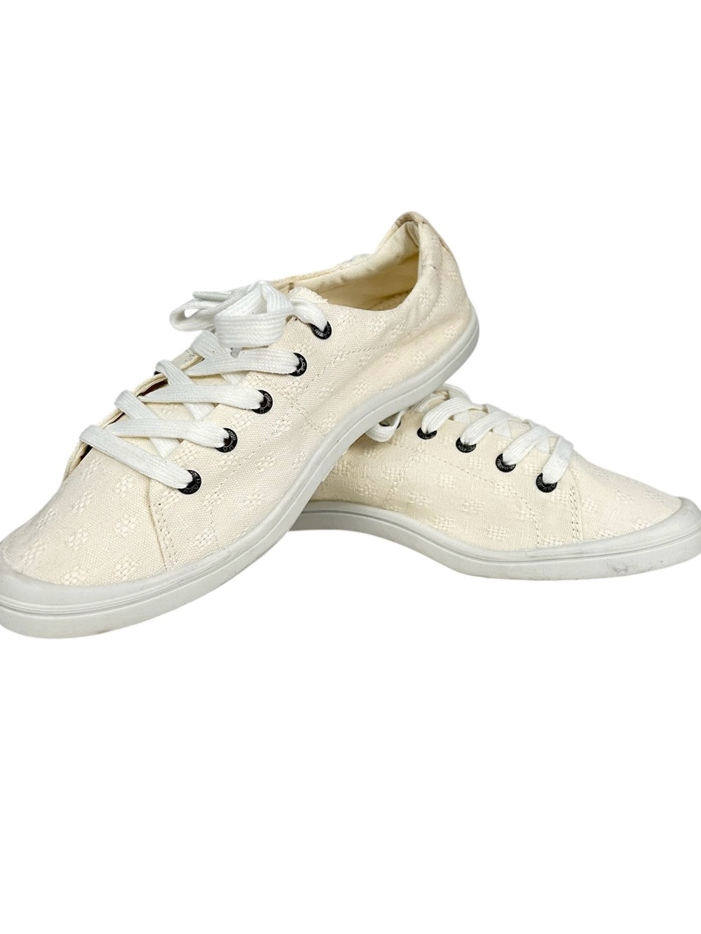 Bass Women's Lace-Up Sneakers in Cream